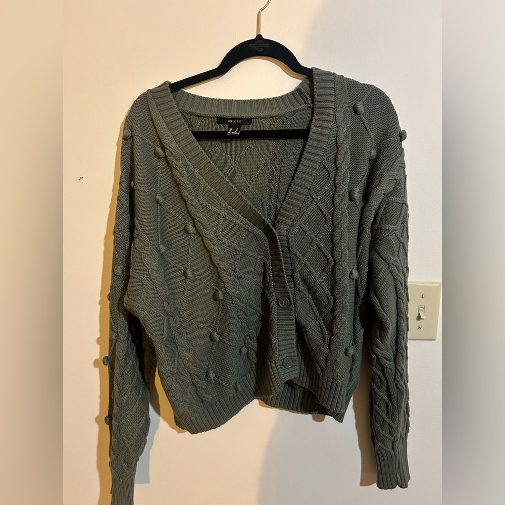 Green Cardigan
